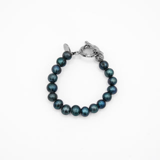 Black Pearl Beaded Bracelet