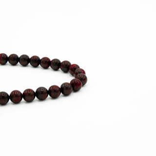 Crimson Toggle Beaded Bracelet