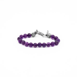 The Amethyst Beaded Bracelet