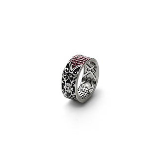 Twin Essence Silver Ring